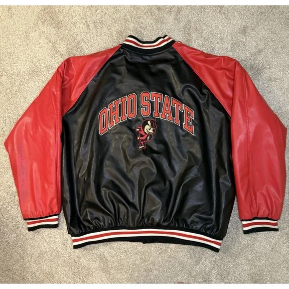 Ohio State Buckeyes Steve & Barry's Varsity Jacket - Picture 2 of 9